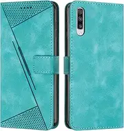 Compatible with Samsung Galaxy A70 A705FN Flip Kickstand Case Cover,Compatible with Samsung Galaxy A70 A705FN Magnetic Closure Wallet case Green
