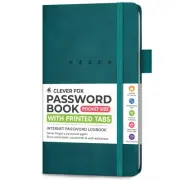 Password Book – Alphabetized Internet Address & Password Organizer - Computer...