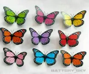 1×3D Colorful Artificial Butterflies Dummy Craft Wedding Party Floral Decor Gift