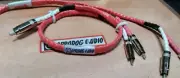 interconnect analog audio RCA L-R pair handmade and very good quality-hi end