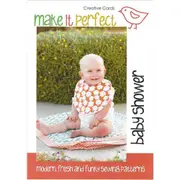Baby Shower- Bib and Blanket Set Pattern By Make It Perfect Quilting Sewing Craft DIY