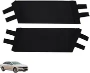 2Pcs Black Rear Trunk Organizer Side Divider Liner Board Fiber Waterproof Car Rear Storage Side Baffle Partition Board Practical Auto Accessories Compatible with VW Lavida Plus 2013-2024(Size:13-19)
