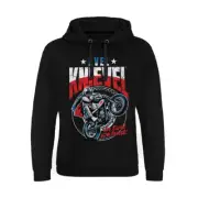 Evel knievel Wheelie Sweatshirt With Cap Epic Black Size XL