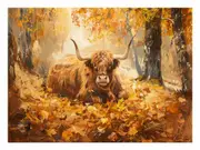 Lonely Highland Canvas Print