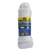 Gripwell Heavy Duty Twisted Silver Rope 10mm x 20m