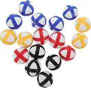 NOLITOY 16Pcs Sticky Balls for Fabric Board Durable Outdoor Indoor Toss and Catch Game Accessories for Teens and Adults for Parties and All Weather Fun