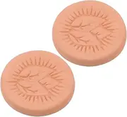 Generic 2pcs Smoking Set Humidification Tablets Case Cigarettes Humidifier Cigarette Humidity Control Devices Sugar Saver Tea Leaf Saver Cigarette Hygrometer Light Brown Clay