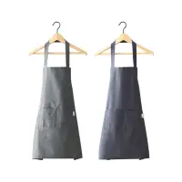 在飛比找momo購物網優惠-【FunnyBuy 趣買】日式風格圍裙 防水圍裙 廚房圍裙