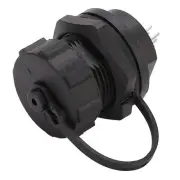 Waterproof Type‑C Connector Female Board Install Snap Lock Socket E10TPC‑BF1‑F