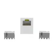 Pass & Seymour S38-W White Innovate Cat 3 Smooth Jack RJ45 8-Position T568A/B