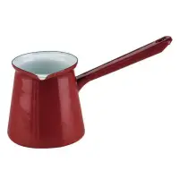 在飛比找momo購物網優惠-【IBILI】琺瑯土耳其咖啡壺 紅500ml(土耳其咖啡壺)