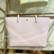 NWT Tory Burch Emerson Saffiano Leather Tote Crossbody in Pink Dawn 159586