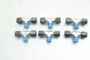 6 New Parker 4-4-2 SBZ-SS CPI NPT Male Branch Tee 1/4"x1/4"x1/8" MNPT Stainless