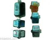 Refillable cartridge for HP02 Photosmart printer