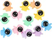 ERINGOGO 12Pcs Cartoon Astronaut Erasers Fun Outer Space Party Favors and School Supplies Creative Mini Erasers for Gifting and Classroom Activities