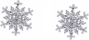 [BESTYASH] Brooch Corsage Snow Cute Pins Winter Decor Man Fine Collar Decoration Collar Clip Brass Silver