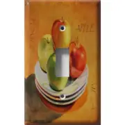 SnazzySwitch Apple Plate Decorative Light Switch Plate Cover