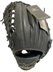 Mizuno Baseball Glove Black Vintage Natural Leather New with Tags 2GN-30440 Rare