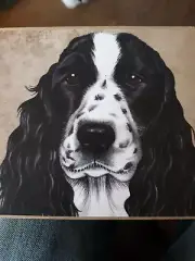 Cocker spaniel Wall Art Dogs Puppy plaque Sign A house is not a home without