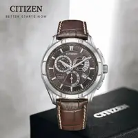 在飛比找momo購物網優惠-【CITIZEN 星辰】GENTS系列 光動能 紳士萬年曆手