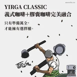 【Osner韓國歐紳】YIRGA 半自動義式咖啡機+膠囊專用咖啡機把手組合(適用Nespresso膠囊)