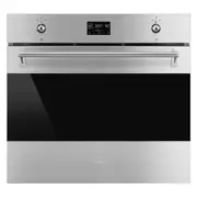 Smeg 76cm Classic Pyrolytic Oven With Probe - Stainless Steel