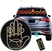 Road Mate Hand, Road Mate Finger, 2024 New Road Mate Hand Signal, Road Mate Official Hand, Finger Flickering Light for Car, Funny Car LED Finger Lights with Remote