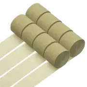 8 Rolls Crepe Paper Streamers 656ft Rainbow Streamers, Gold