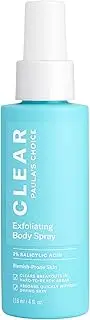 Paula's Choice Clear Salicylic Acid Exfoliating Body Spray for Chest, Back & Clogged Pores, Clean and Control Surface Oil, Fragrance-Free, 118 mL