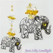 Crystal Suncatcher Elephant gift handmade in AU rainbow sun catcher suncatchers
