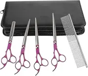ROMISBABA 1 Set Multi-functional Pet Grooming Scissor Dog Hair Trimmer Pet Grooming Comb