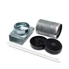 Euromaid 150mm Re-Circulating Kit Carbon Filter/Duct For Rangehood CPT6/CP6BLS
