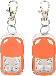 Garage Door Copy Remote Controller, 2Pcs Automatic Door Remote Control Sensitive Portable Electric Rolling Driveway Gate Opener for Chicken Coop Doors