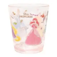 在飛比找樂天市場購物網優惠-小禮堂 迪士尼 公主 無把壓克力杯 (粉集合款)