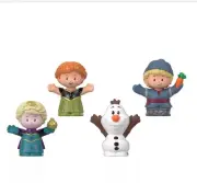 Fisher Price Little People Disney’s Frozen Elsa Anna Olaf Kristoff Set of 4