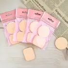2pcs/set Makeup Puff Soft Easy to Use Smooth Elastic Powder Puffs Round Square