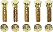 Set of 5 Wheel Hub Stud & Nuts Suit 5 Stud Holden Trailer Lazy Drums