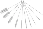 BOROLA Drinking Straw Cleaning Brush Kit, Nylon Bristles(10 Different Size, White)
