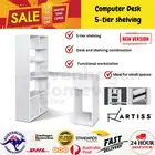 Artiss Office Computer Desk Student Study Table Home Workstation Corner Shelf