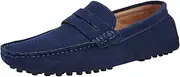 [yldsgs] Men's Penny Loafers Moccasin Suede Leather Slip On Casual Dress Driving Shoes
