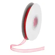100 Yards 1/8 Inch Magenta Chiffon Ribbon Sheer Organza Ribbon