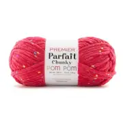 Premier Parfait Chunky Pom Pom Yarn-Party Pink 2107-03