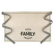 Waist Apron Faith Family Friends Size 28in W x 18in H Pack of 2