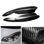 Side Headlight Eyebrows Lamp Eyelids Trim For Mercedes-Benz SMART 2009 2010-2014 (for: Smart)