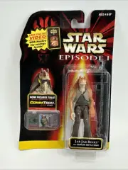 1998 JAR JAR BINKS Star Wars Episode 1 Action Figure Phantom Menace Commtech