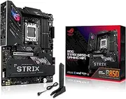 ASUS ROG Strix B850-E Gaming WiFi AMD AM5 B850 ATX Motherboard 16+2+2 Stages, Dynamic OC, Core Flex,DDR5 w/AEMP, WiFi 7, 5X M.2, 5G LAN, PCIe® 5.0,USB4®, USB 20Gbps Type-C®,AI OC, AI Networking,Black