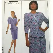 Simplicity Sewing Pattern 9038 Dress Two Piece Misses Size 8 Belle France
