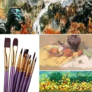 Art Supplies Artist Oil Painting Brush Watercolor Pen Nylon Hair Paintbrush