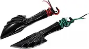 BJMOTO 2x Universal Skull Ghost Hand Motorcycle LED Turn Signal Light Compatible With Suzuki H Yamaha Kawasaki(Black Smoke Light)