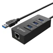 [HR01] -U3 3 Port USB3.0 Hub with Gigabit Ethernet Converter